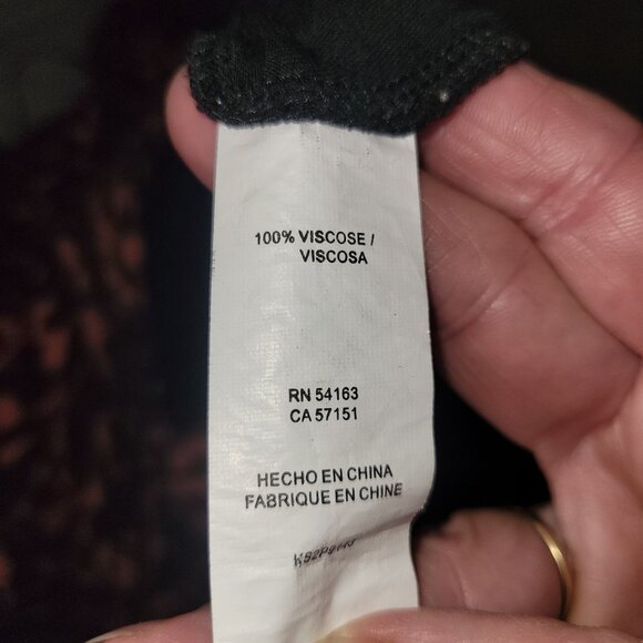 Kensie Pieces Leopard Print Long Sleeve Tunic Dress‎ M 100% Viscose mobwife - Picture 5 of 5